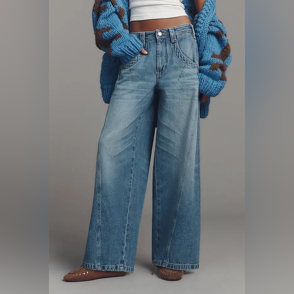 Anthropologie Pilcro Kenny High Rise Tapered Jeans - Picture 2 of 7
